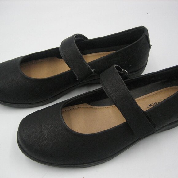 Comfortview Shoes Women's 9 The Carla Mary Jane Flat Black NEW w/ BOX - Picture 6 of 10